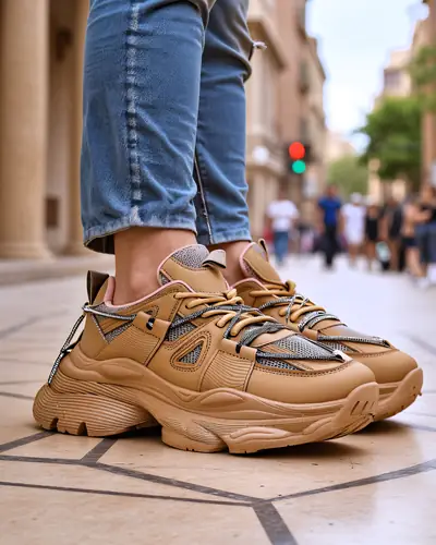 Royalfashion Sneakersy damskie na grubszej podeszwie Reterri