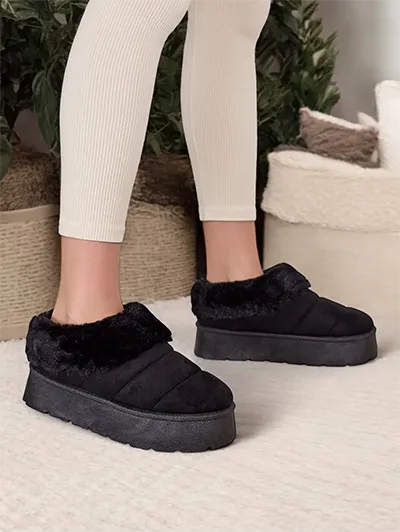 Royalfashion Krótkie damskie buty a'la śniegowce Eliozi