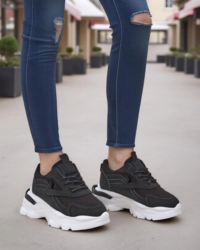 Royalfashion Sportowe sneakersy damskie na platformie Gerovis