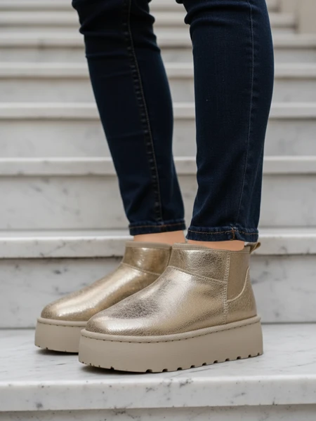 Royalfashion Buty a'la śniegowce damskie na platformie Dagodo
