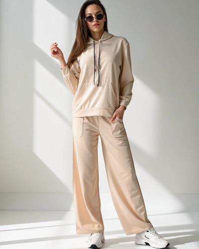 Royalfashion Wiskozowy damski komplet casualowy