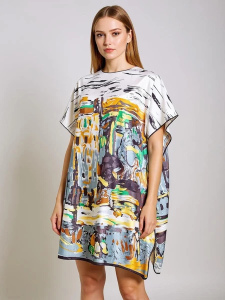 Сукня парео Kalypso Royalfashion, різнокольорова до колін, універсальна