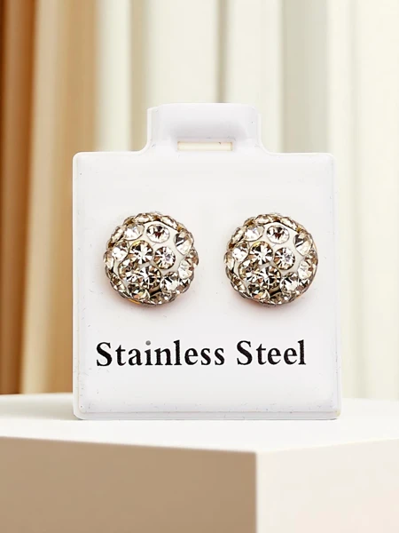 Royalfashion Kolczyki damskie kółeczka z cyrkoniami