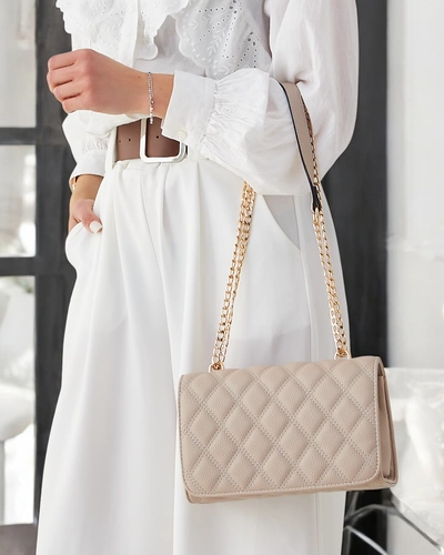 Royalfashion Pikowana mała damska torebka z eko skóry