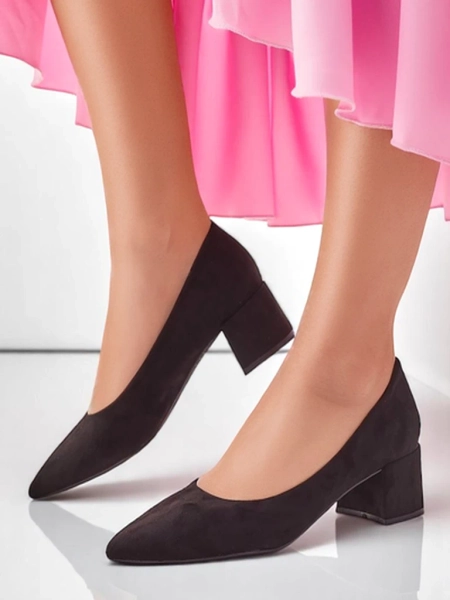 Royalfashion Damskie czółenka na niskim obcasie Agas