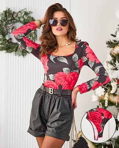 Royalfashion Жіночий боді з принтом