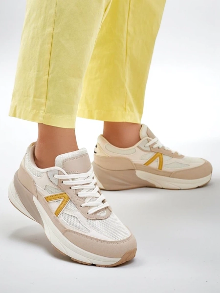 Royalfashion Sportowe sneakersy damskie na grubszej podeszwie Moderax