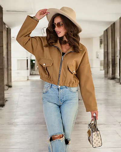 Royalfashion Kurtka damska typu bomberka