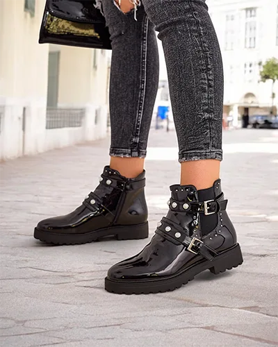 Royalfashion Damskie botki typu workery Cutoo