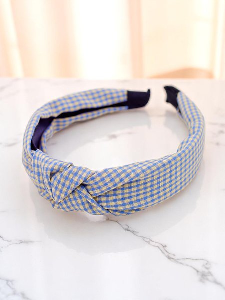 Royalfashion Opaska do włosów w kratkę Croatia