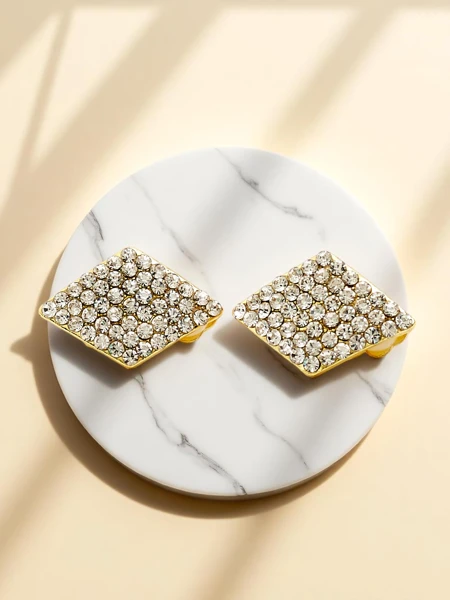 Royalfashion Klipsy kolczyki damskie z cyrkoniami